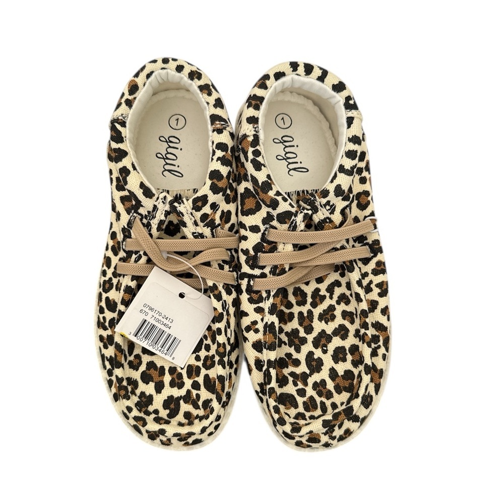 NWT, Gigil Girls Cheetah‎ slip-on Shoes, 1, U61